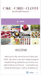 Mobile Screenshot of cakecardcloth.com